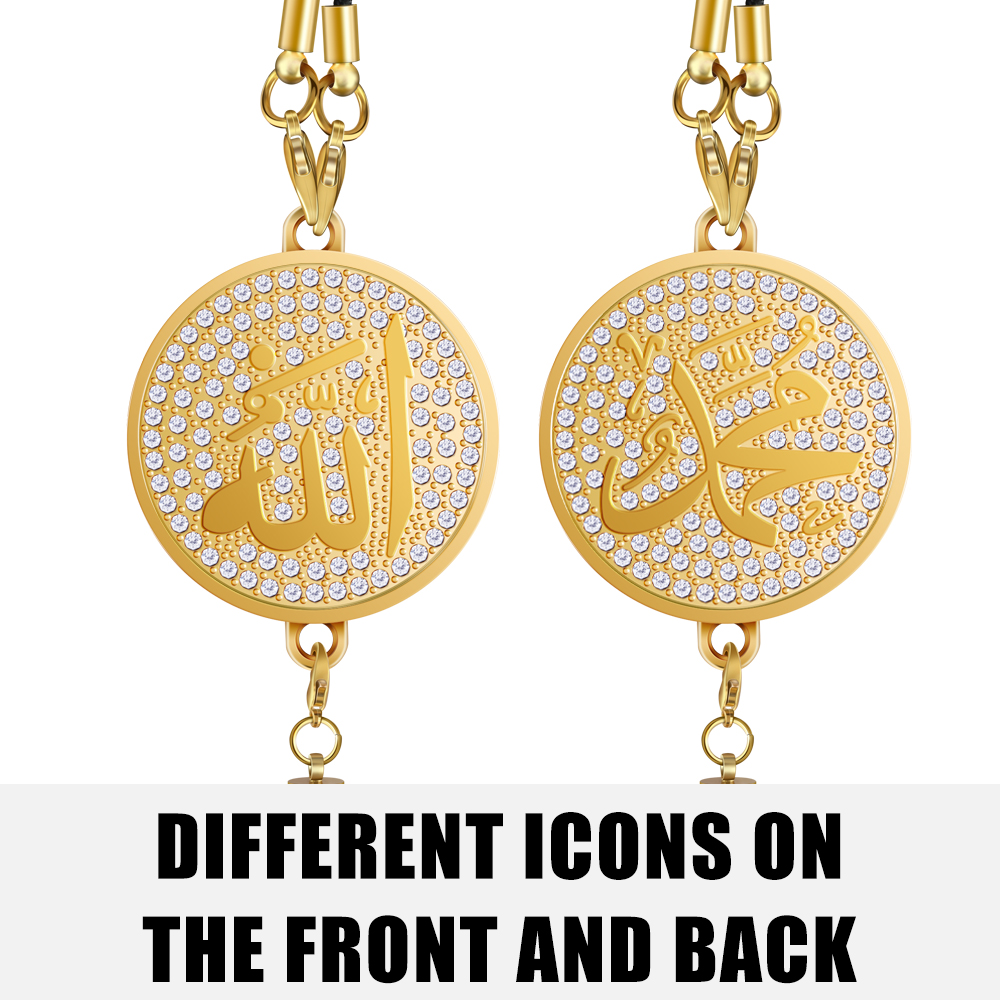 3D Arabic Muslim Islamic God A - Car Accessories Mirror Hanging review and price