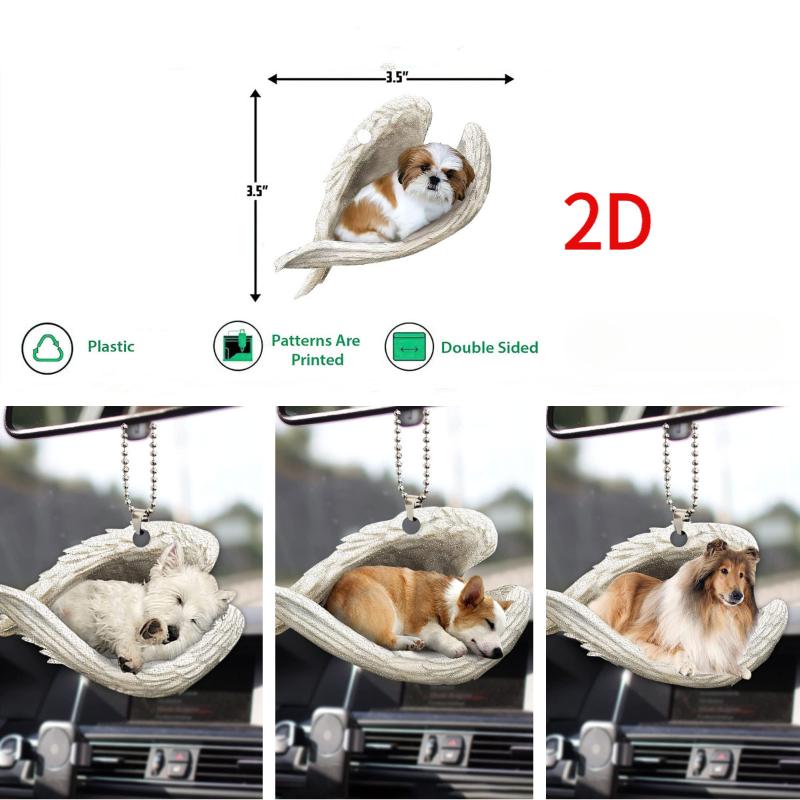 1*Creative Sleeping Angel Wing - Car Accessories Mirror Hanging review and price