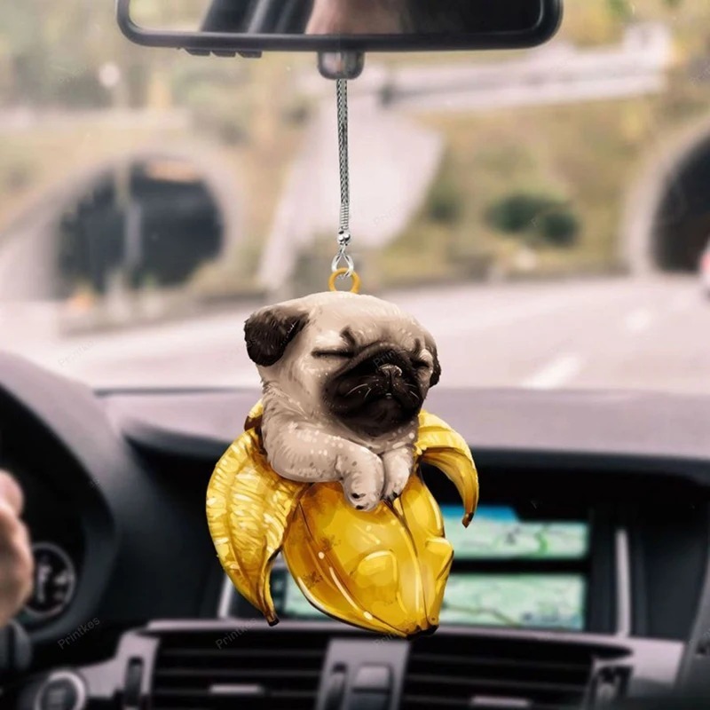 Car Pendant Mini Cat Dog Hangi - Car Accessories Mirror Hanging review and price