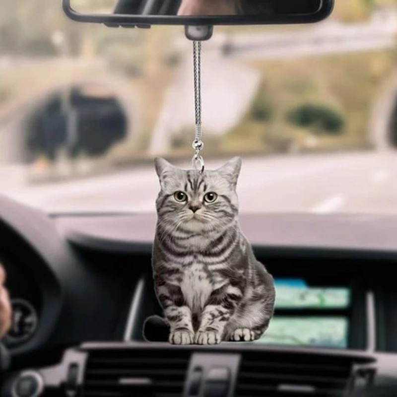 Car Pendant Mini Cat Dog Hangi - Car Accessories Mirror Hanging review and price