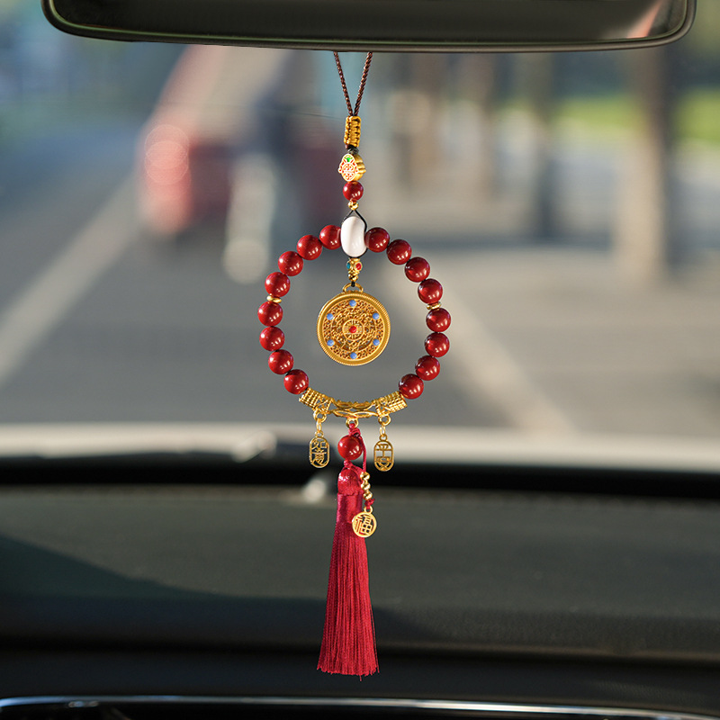 1pc Ping An Ruyi Tassel Style  - Car Accessories Mirror Hanging review and price