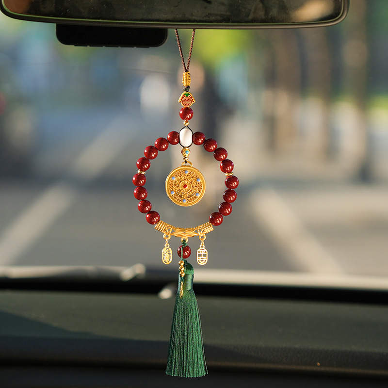 1pc Ping An Ruyi Tassel Style  - Car Accessories Mirror Hanging review and price