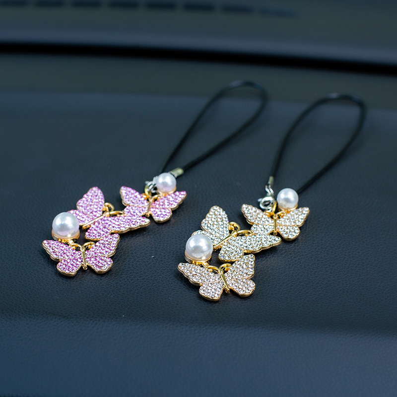 Butterfly Car Hanging Pendant  - Car Accessories Mirror Hanging review and price