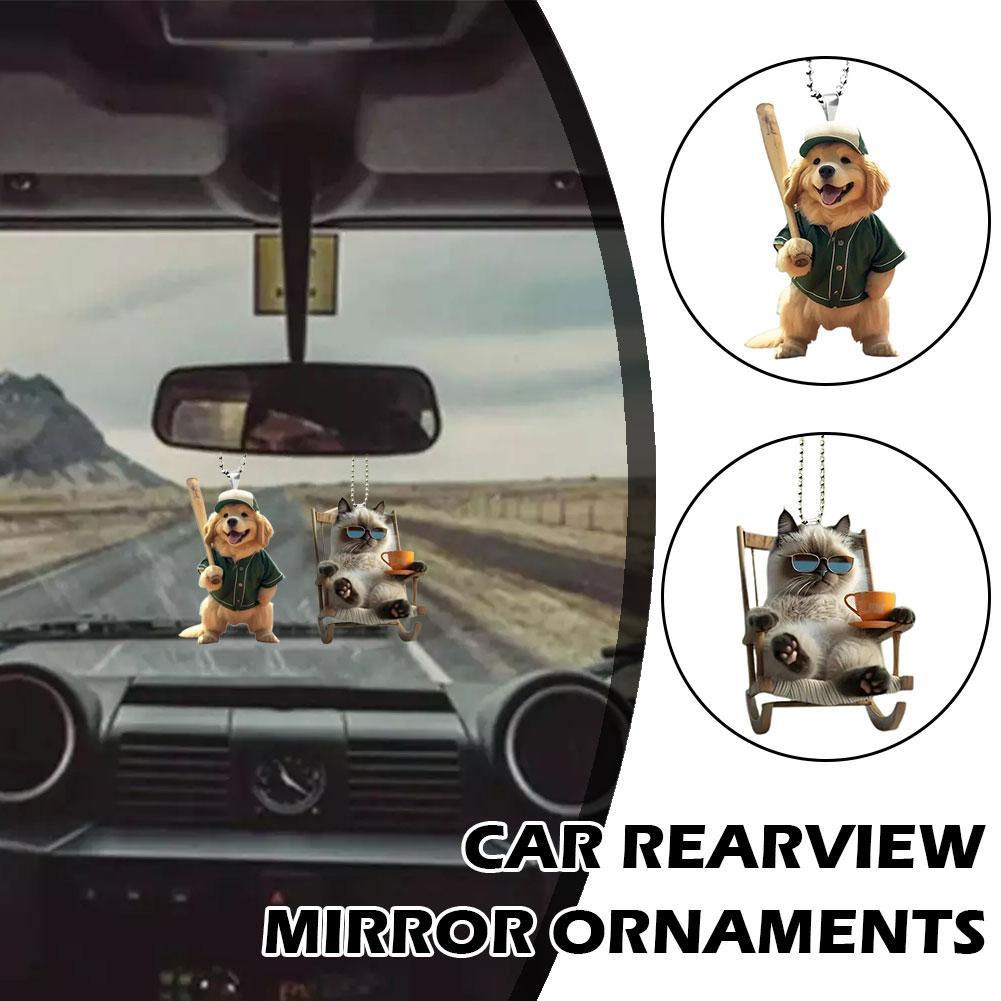 2D Acrylic Car Pendant Univers - Car Accessories Mirror Hanging review and price
