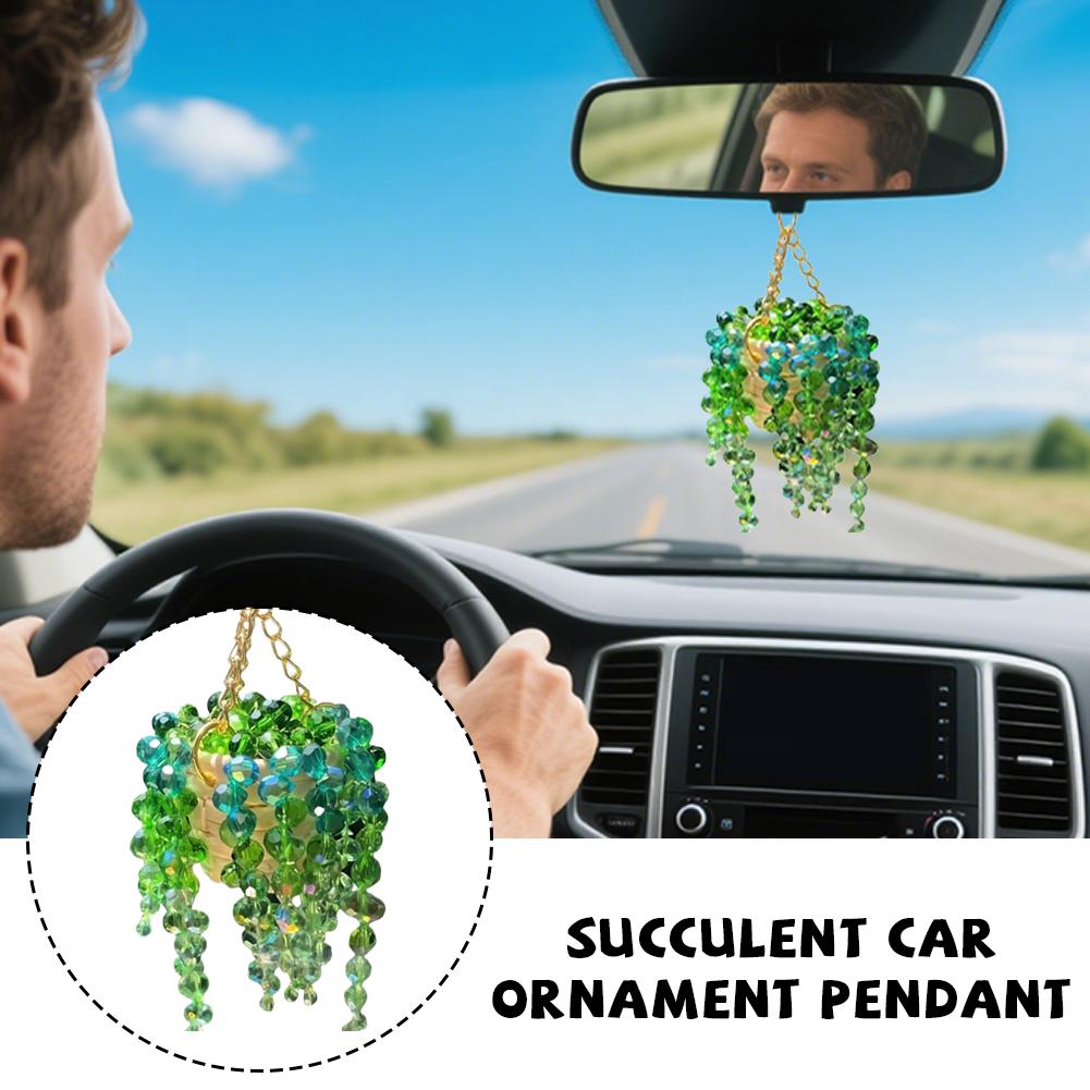 Handmade Crystal Bead Trailing - Car Accessories Mirror Hanging review and price