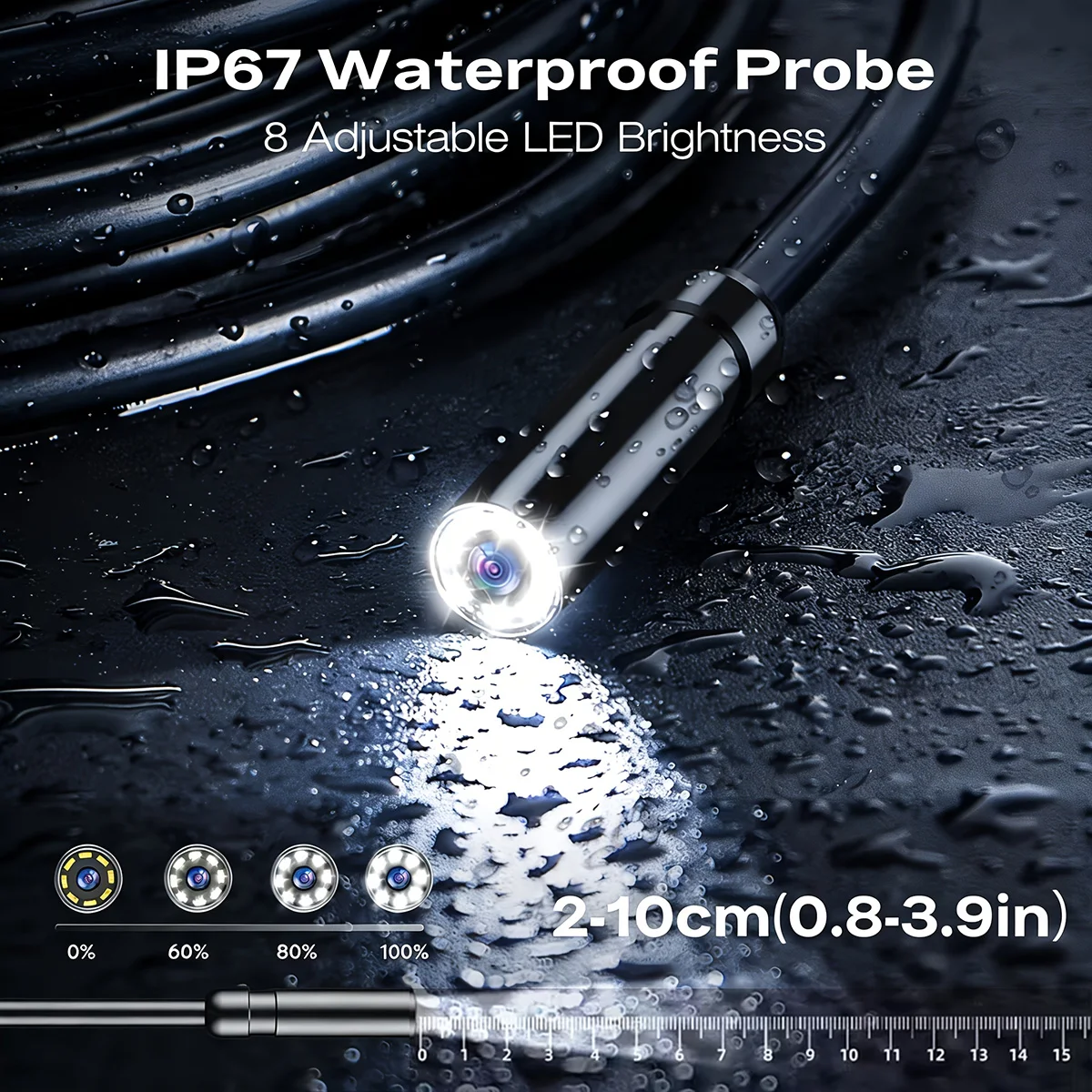 Endoscope Camera 1080P 8mm Sin - Car Accessories Mirror Hanging review and price